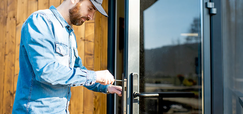 Frameless Glass Storefront Door Locks Replacement in Goleta, CA